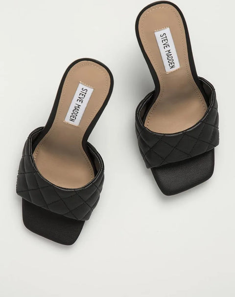 Steve Madden Women's Black Signify Heeled Sandal | Steve Madden In Lebanon