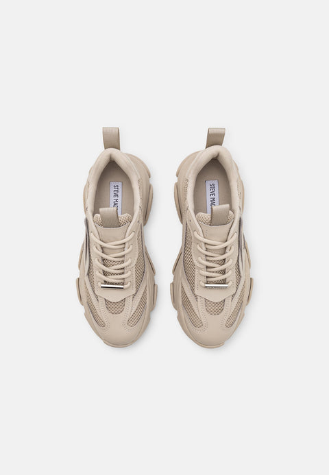 Steve Madden Women's Beige Synthetic Possession-E Sneakers |Steve Madden In Lebanon