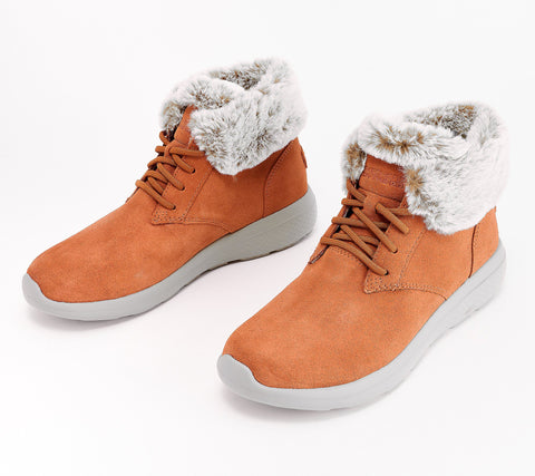 Skechers On Women's Brick In The Go City Ankled Boots |Skechers On In Lebanon