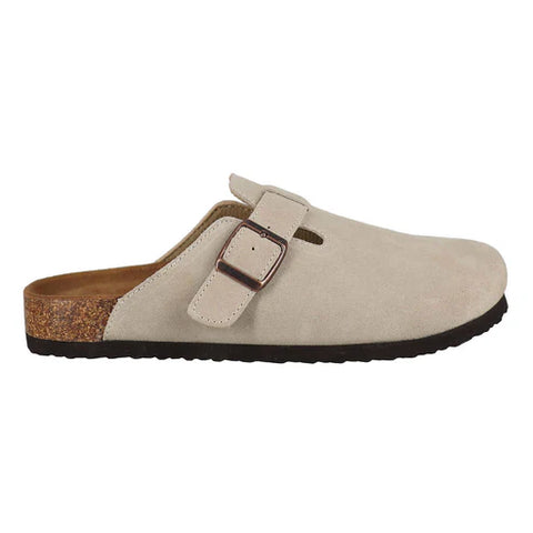 Aquatherm Women's Light Beige Suede Clogs Slipper | Aquatherm In Lebanon