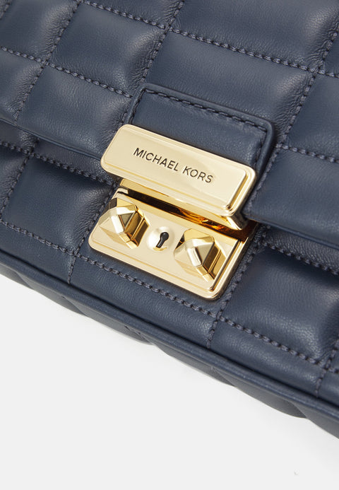 Michael Kors Women's Navy Tribeca Large Quilted Leather Shoulder Bag | Michael Kors In Lebanon