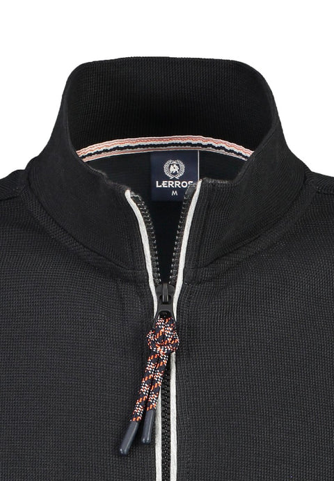 Lerros Men's Black Zip Up Klassische Jacket | Lerros In Lebanon