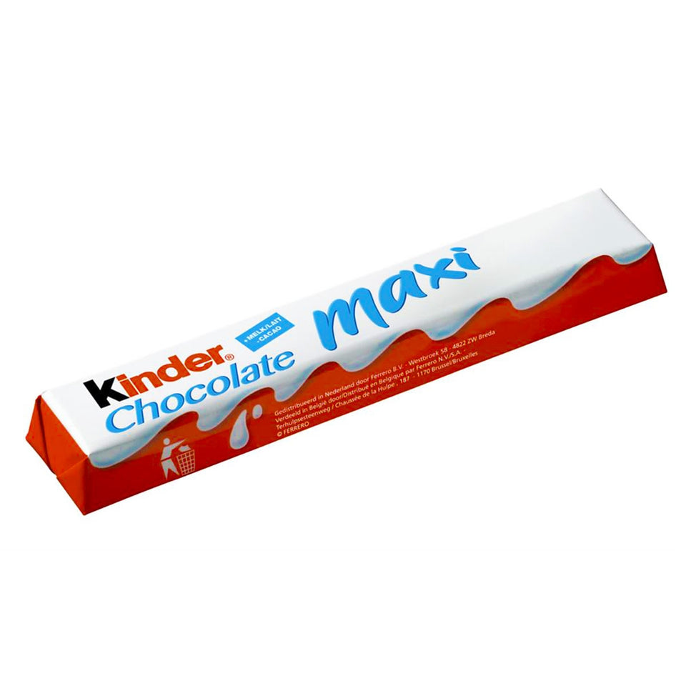 Kinder Maxi Milk With Cacoa Chocolate Bar 21g | Kinder In Lebanon