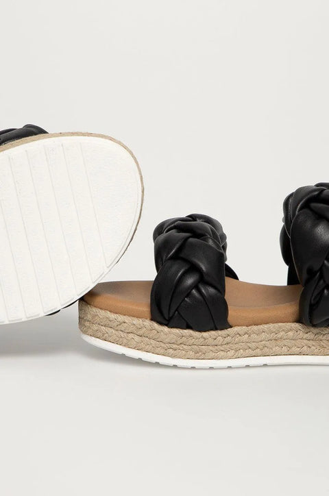 Steve Madden Women's Black Krisi Flip-Flops Slippers | Steve Madden In Lebanon