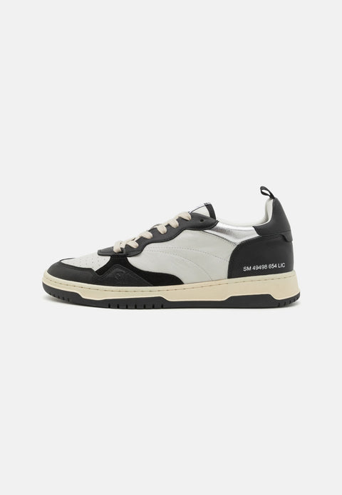 Steve Madden Men's Black & White Easton Sneaker | Steve Madden In Lebanon
