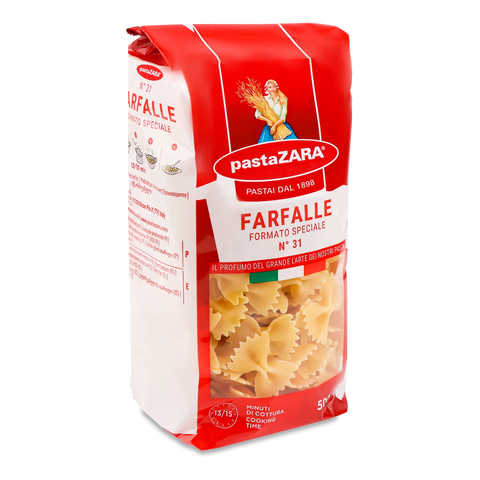 Pasta Zara Farfalle № 31'' 500GR | Pasta Zara In Lebanon
