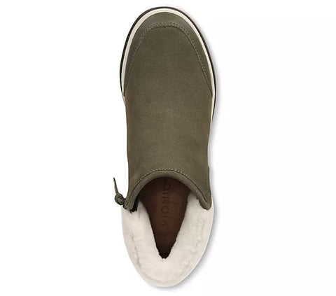 Vionic Women's Olive Green Water-Repellent Suede Norwood Boots | Vionic In Lebanon