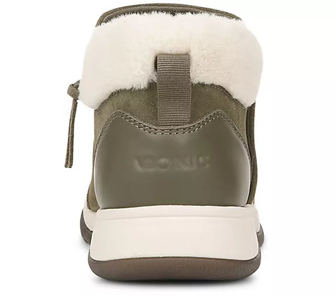 Vionic Women's Olive Green Water-Repellent Suede Norwood Boots | Vionic In Lebanon