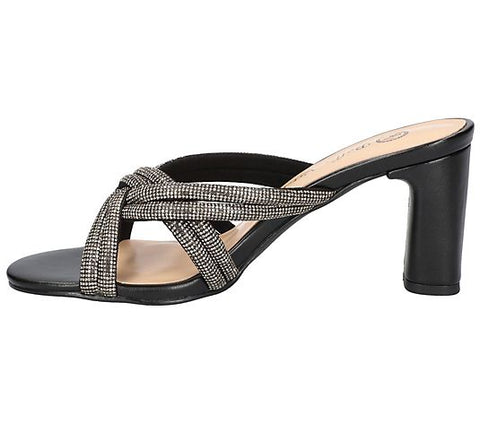 Bella Vita Women's Black Carmen Heeled Sandals | Bella Vita In Lebanon