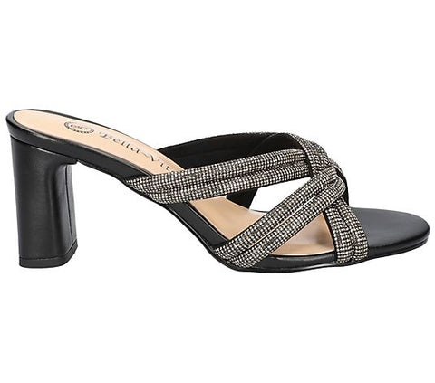 Bella Vita Women's Black Carmen Heeled Sandals | Bella Vita In Lebanon
