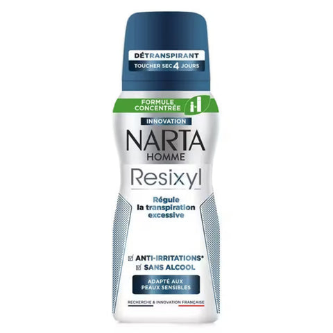 Narta Resixyl deodorant bottle on a white background