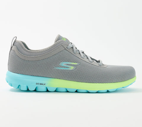 Skechers Women's Gray Multi Go Walk Washable Ombre London Sneakers |Skechers In Lebanon