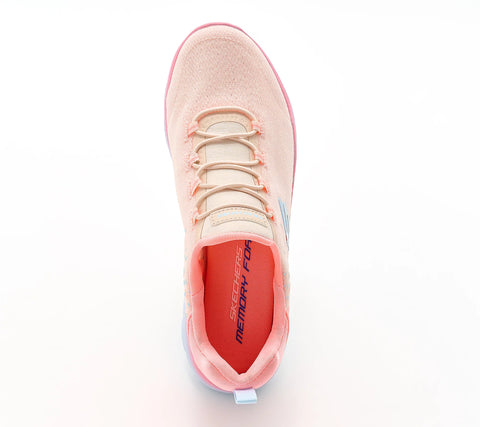 Skechers Women's Coral Morning Glow Summits Monomesh Bungee Sneakers | Skechers In Lebanon
