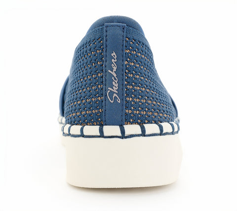 Skechers Women's Navy Pacific Charm Sepulveda 2.0 Knot Overlay Slip On Loafers | Skechers In Lebanon