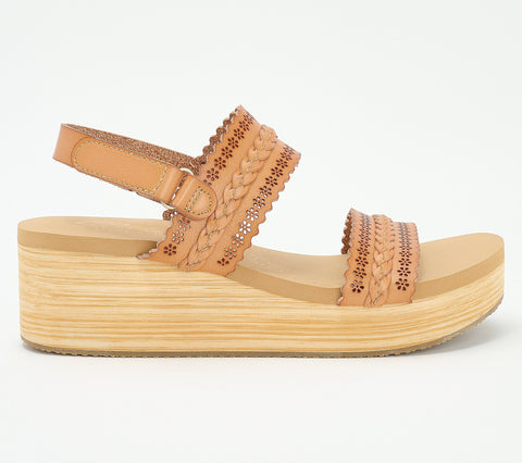 Skechers Women's Tan Cali Summers Adjustable Sandals | Skechers In Lebanon