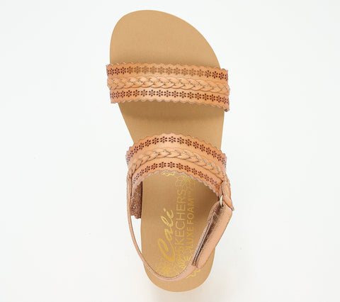 Skechers Women's Tan Cali Summers Adjustable Sandals | Skechers In Lebanon