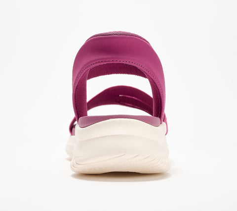 Skechers Women's Fuchsia Slip-ins Washable Knit Ultra-Flex 3.0 Sandals |Skechers In Lebanon