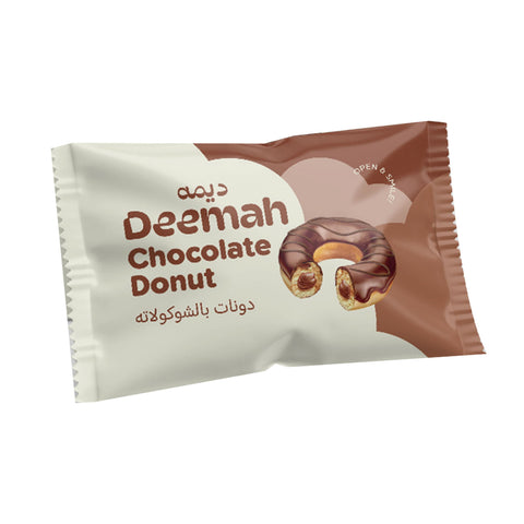 Deemah Chocolate Donut packaging on a white background