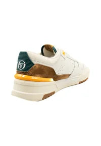 Sergio Tacchini Men's White and Brown BB Court LO Sneakers | Sergio Tacchini In Lebanon