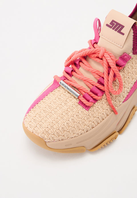 Steve Madden Girl's Blush & Coral Jproject Sneakers | Steve Madden In Lebanon