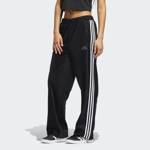Adidas Women's Black 3-Stripe Velour Track Pants | Adidas in Lebanon