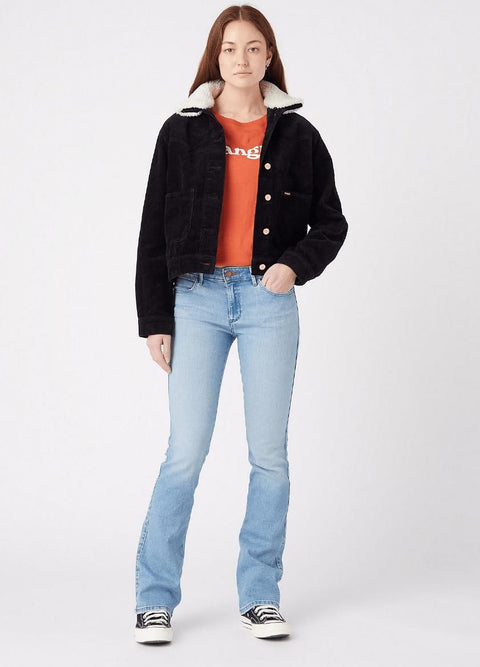 Wrangler Women's Black Corduroy Western Ranch Jacket | Wrangler In Lebanon