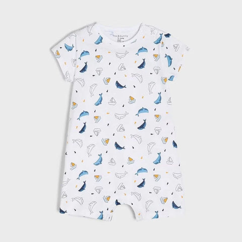 Sinsay Fox & Bunny Baby Boys Navy and White Ocean 2-Pack | Sinsay Fox & Bunny in Lebanon