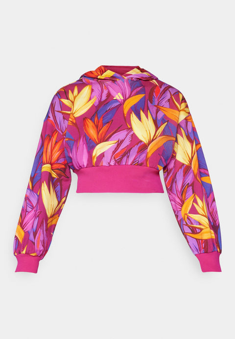 Adidas Women's Pink/Yellow Sportwear Hoodie  | Adidas  in Lebanon