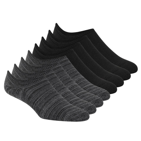 Skechers Men's Black & Grey Sport Ped Socks 8 Pairs| Skechers In Lebanon