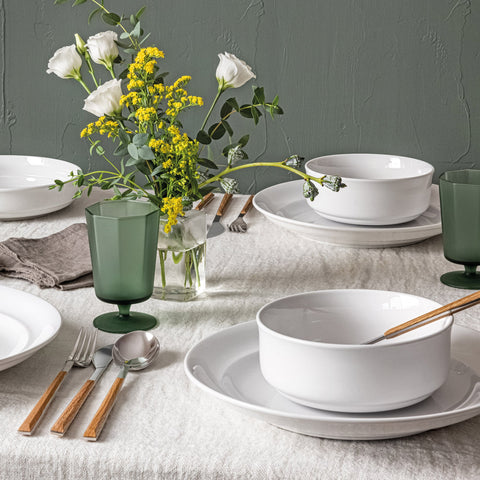 Over & Back White Porcelain Dinnerware | Over & Back In Lebanon