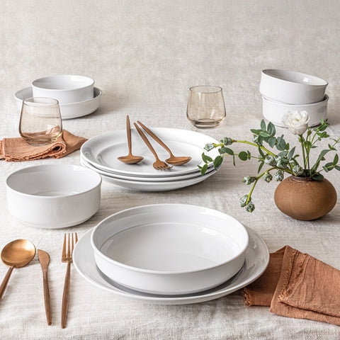 Over & Back White Porcelain Dinnerware | Over & Back In Lebanon
