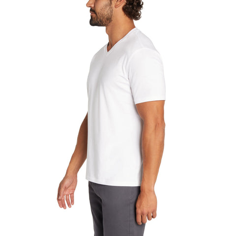 Banana Republic Men's White V Neck T-Shirt 3 Packs | Banana Republic In Lebanon
