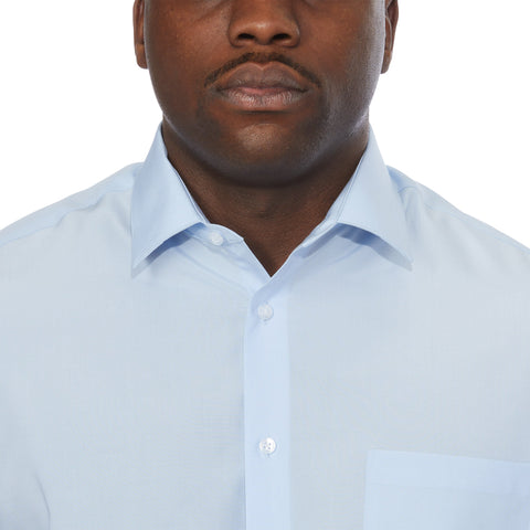 Calvin Klein Men's Light Blue Active Performance Stretch Regular Fit Shirt | Calvin Klein In Lebanon