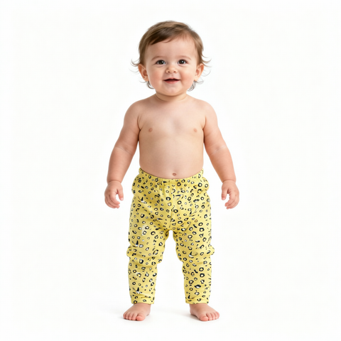 Ativo Baby Girl's Yellow  Legging | Ativo In Lebanon
