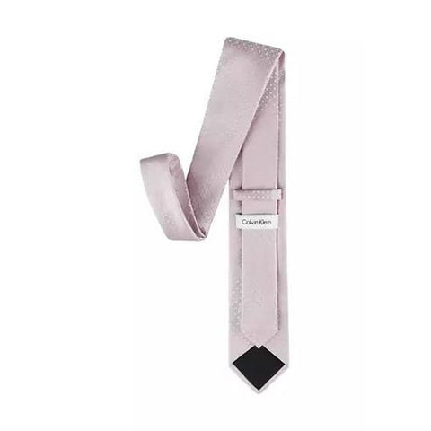 Calvin Klein Men's Dusty Pink Checkered Geo-Print Tie | Calvin Klein In Lebanon