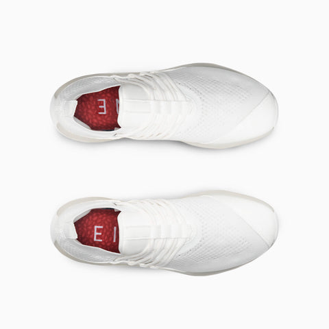 Lane Eight Men's White AD 1 Trainer Sneakers | Lane Eight In Lebanon