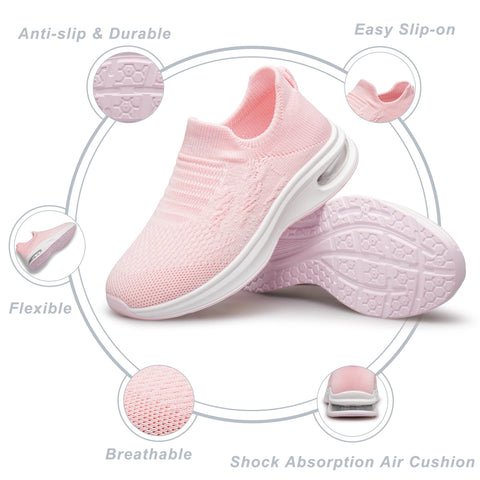 YHOON Girl's Pink Slip on Sneakers | YHOON In Lebanon