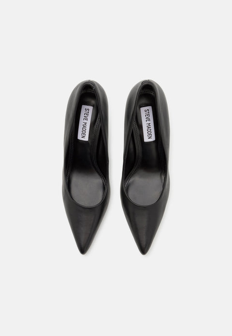 Steve Madden Women's Black Classie Leather Heels | Steve Madden In Lebanon