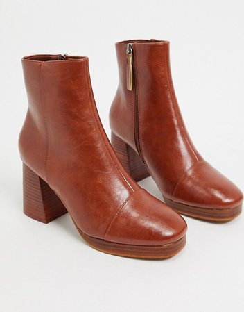 ASOS Design Women's  Brown Boot ANS107  (shoes 50)