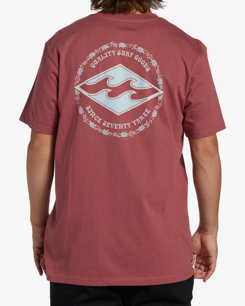 Billabong Men's Marron Rotor Diamond T-Shirt | Billabong In Lebanon