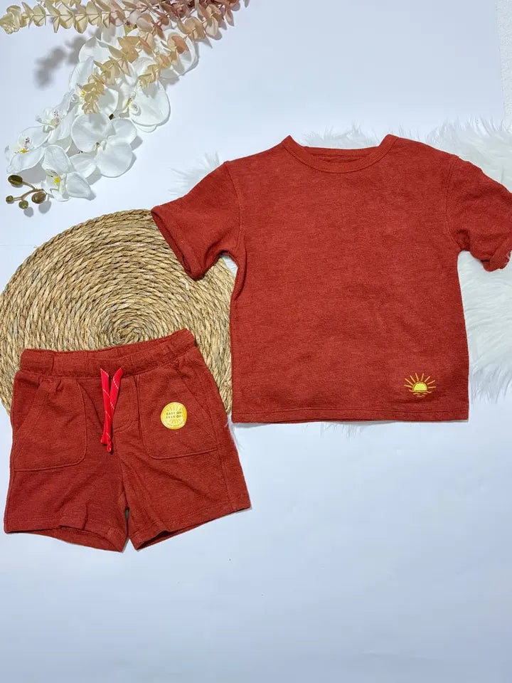 Cat & Jack Toddler Boys' Short Sleeve French Terry T-Shirt and Shorts Set | Cat & Jack in Lebanon