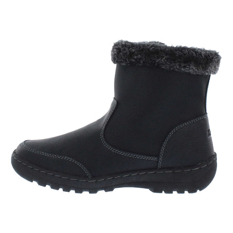 Khombu Women's Black All Weather Memory Foam Comfort Ankle Boot | Khombu In Lebanon
