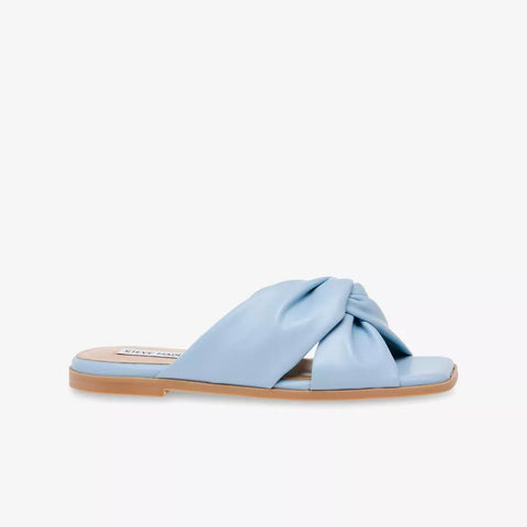 Steve Madden Women's Sky Blue Hooray Flat Sandals | Steve Madden In Lebanon