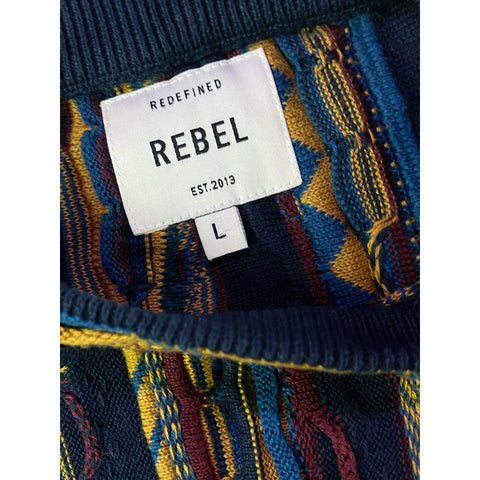 Rebel Refined Men's Multi Color Style Knitted Sweater  | Rebel In Lebanon