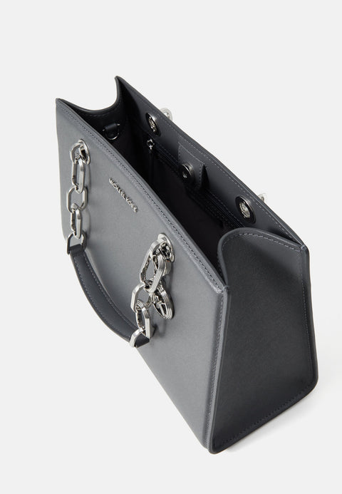 Michael Kors Women's Grey Cynthia Small North South Leather Satchel | Michael Kors In Lebanon