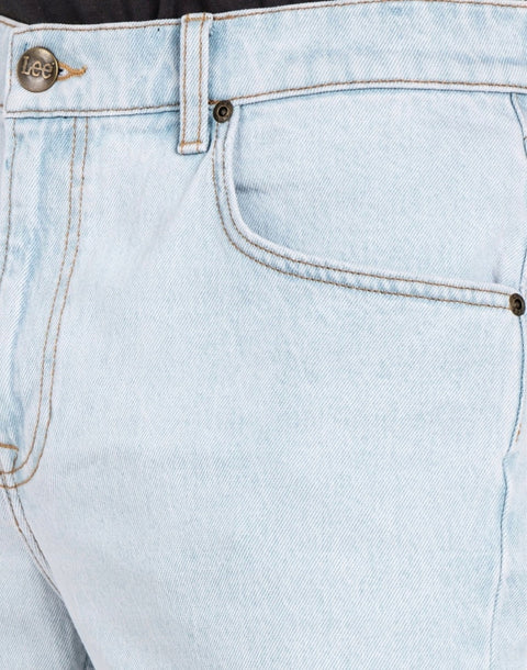 Lee Men's Light Blue 5 Pocket Regular Fit Denim Short | Lee In Lebanon