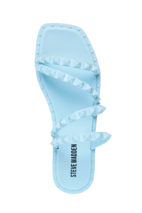 Steve Madden Women's Light Blue Synthetic Skyler-J Slipper |Steve Madden In Lebanon