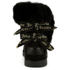 Juicy Couture Women's Black Faux Suede Cozy Winter & Snow Boot | Juicy Couture In Lebanon