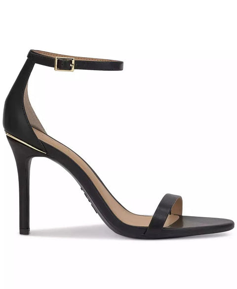 INC International Concepts Women's Black Aelizia Ankle Strap Heeled Sandals | INC International Concepts In Lebanon