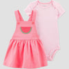 Carter's Just One You Baby Girl's Pink 2pc Watermelon Dress & Bodysuit | Carter's Just One You In Lebanon
